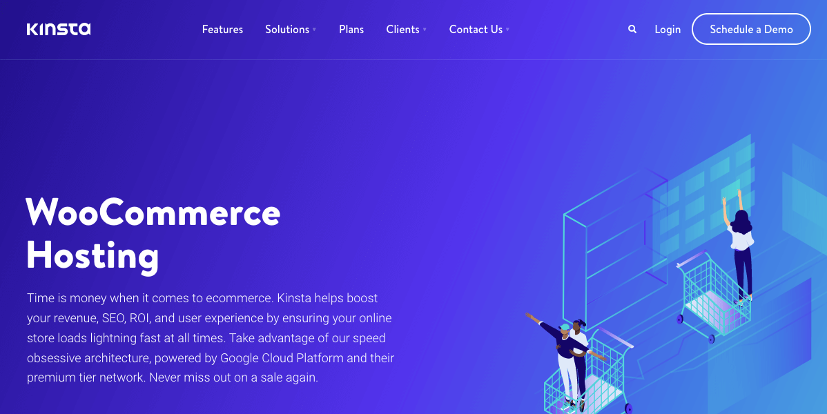 Gazduire Kinsta WooCommerce