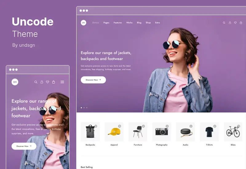 Tema Uncode - Tema WordPress Creative și WooCommerce