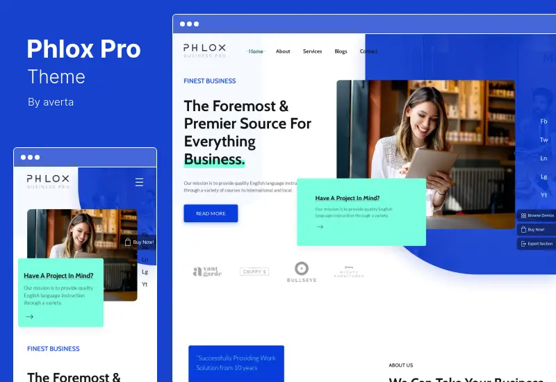 Tema Phlox Pro - Tema WordPress multiuso Elementor