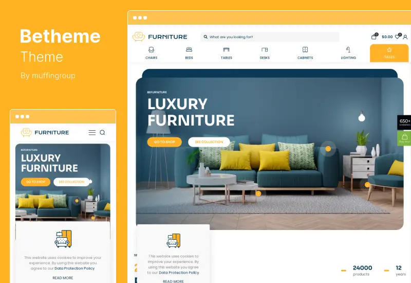 Thème Betheme – Thème WordPress et WooCommerce polyvalent et réactif