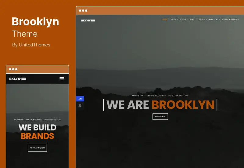 Brooklyn Theme - Temă WordPress responsabilă multifuncțională creativă