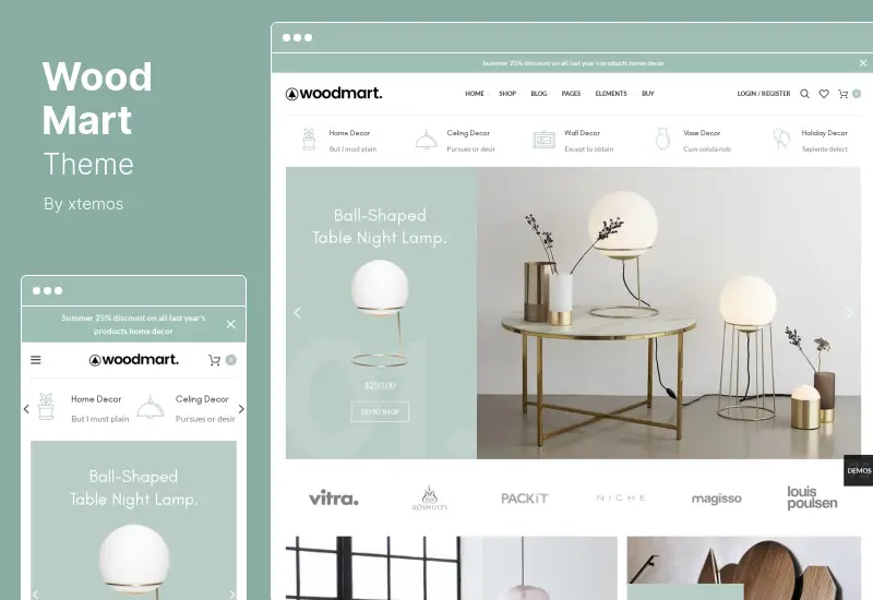 Tema WoodMart - Tema multifuncțională WooCommerce