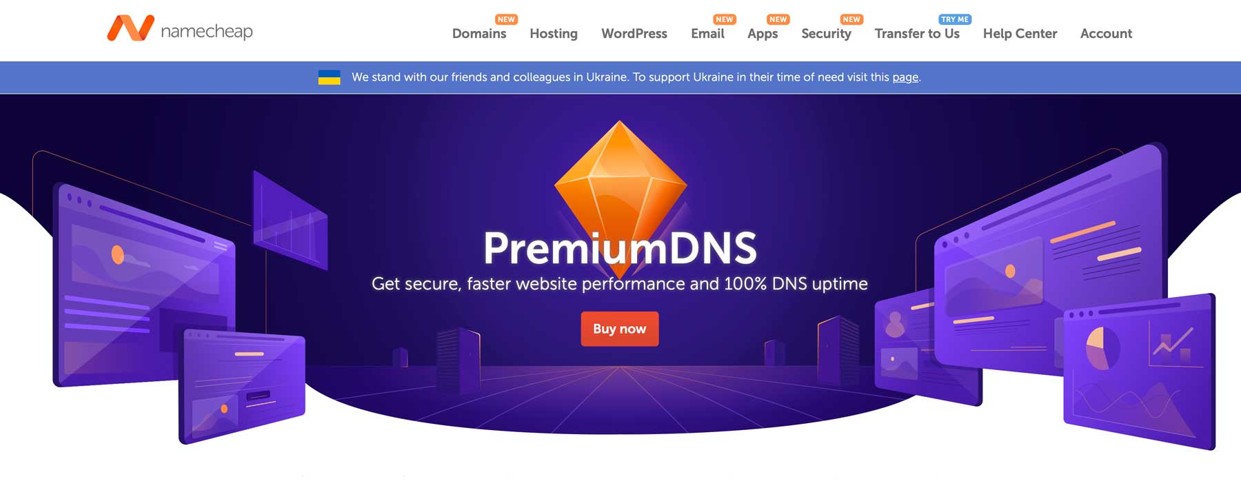 Namecheap премиум DNS