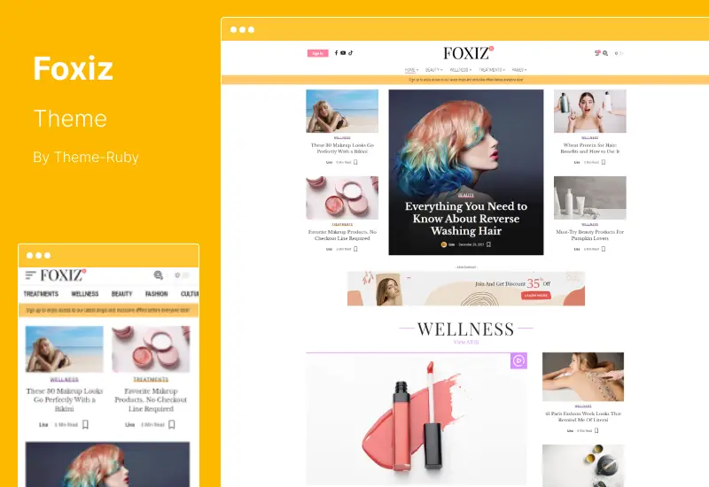 ธีม Foxiz - ธีม WordPress หนังสือพิมพ์และนิตยสาร