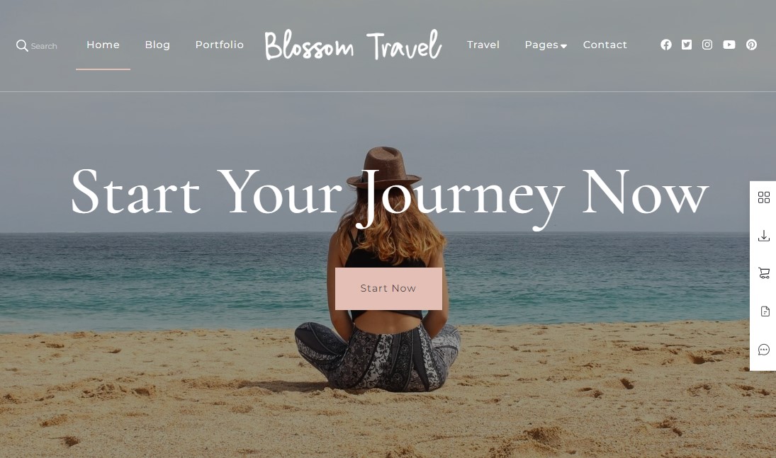 Blossom Travel - 免费旅游博客 WordPress 主题