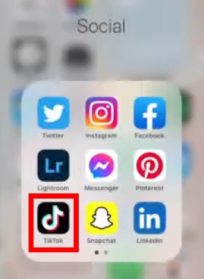 Como não gostar de vídeos no TikTok: Passo 1