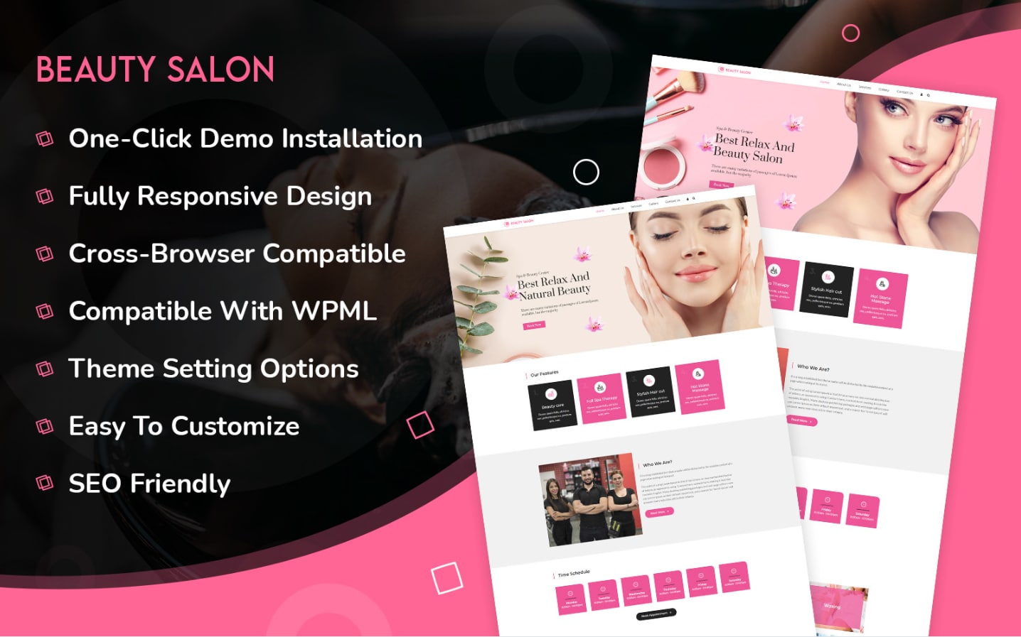 Tema WordPress Serbaguna Salon Kecantikan