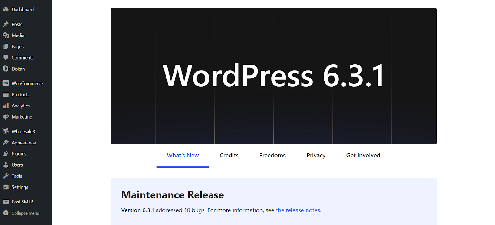 Uno screenshot della configurazione del tuo sito Web WordPress per creare un mercato all'ingrosso B2B