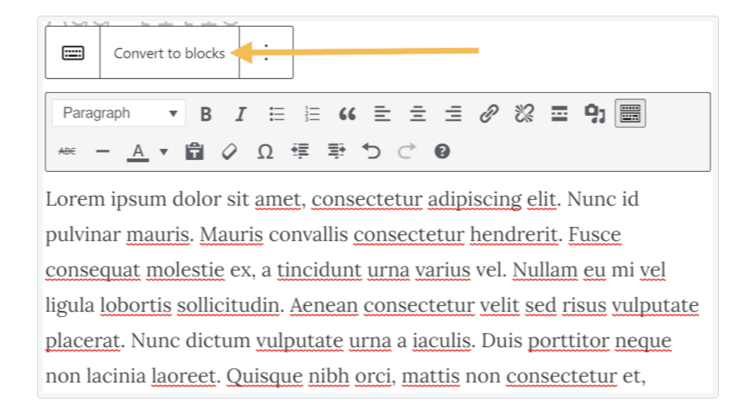 Se suas páginas foram criadas usando o editor de blocos ou o editor clássico, provavelmente precisarão de pouco ou nenhum trabalho ao migrar para um tema de blocos.