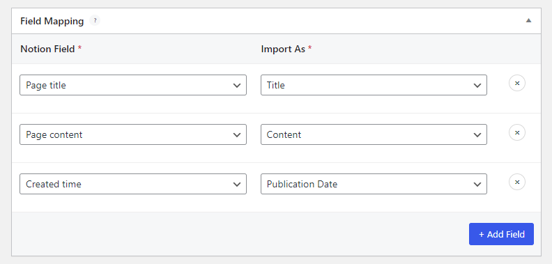 การทำแผนที่ภาคสนาม - แนวคิดของ WordPress