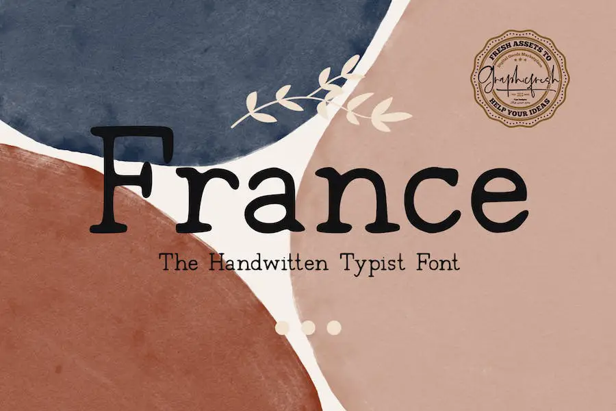 Carattere tipografico Francia -