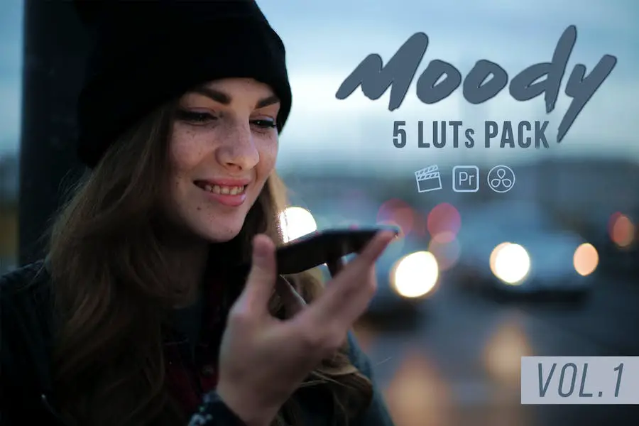 Moody LUTs | Final Cut luts, luts รอบปฐมทัศน์ | เล่มที่ 1 -