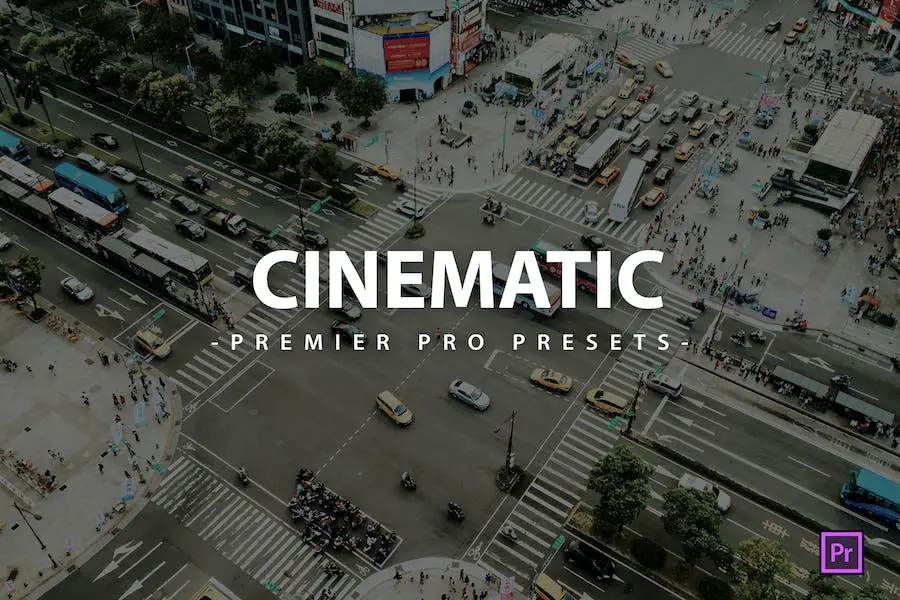 Cinematic Premier Pro ビデオ プリセット -