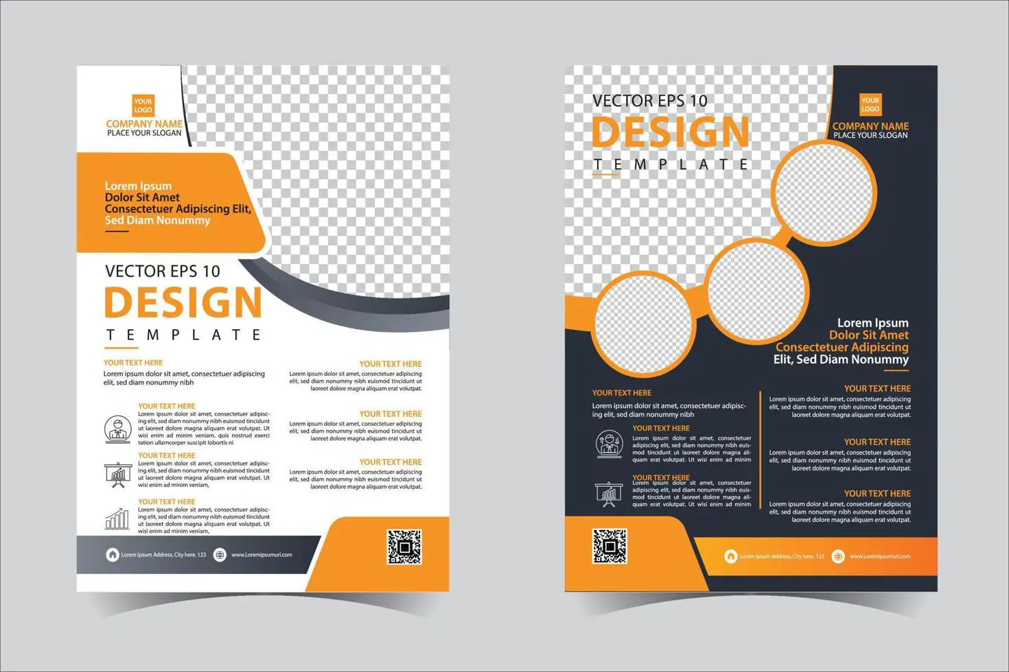 Broschüre-Flyer-Design-Vorlage –