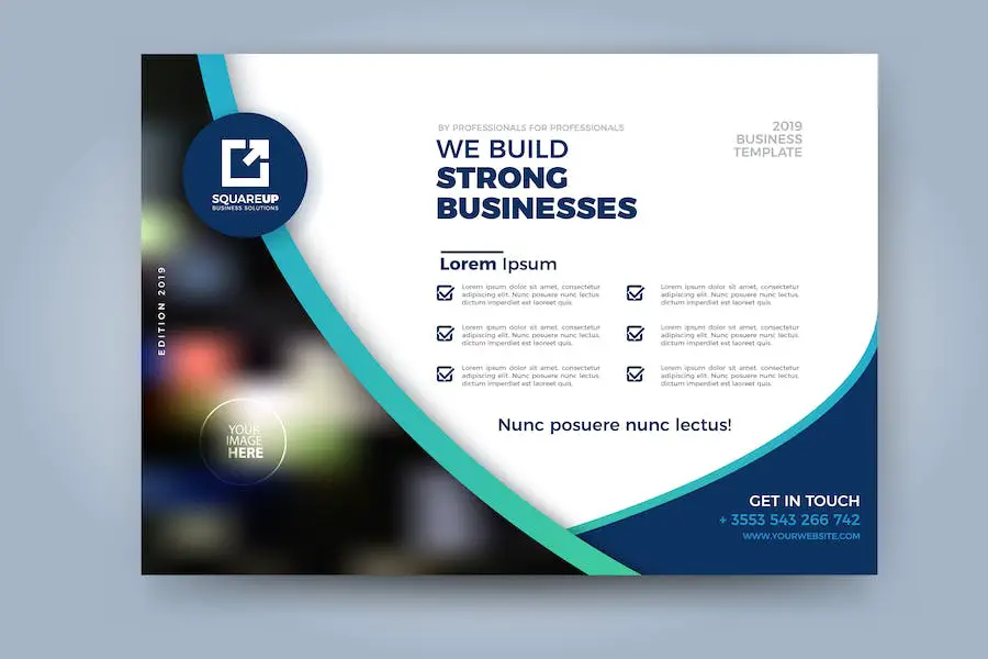 Business-Flyer-Vorlage –