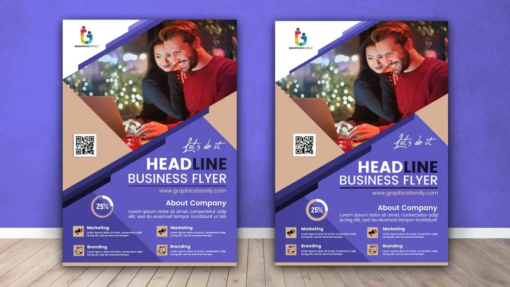 Conception de flyer A4 professionnel -