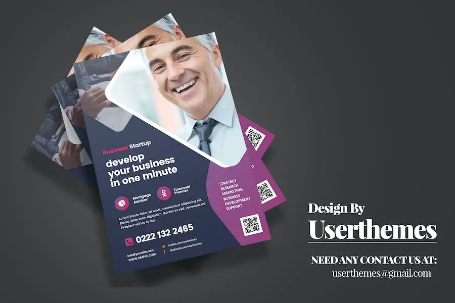 Moderne Business-Flyer-Designvorlagen –