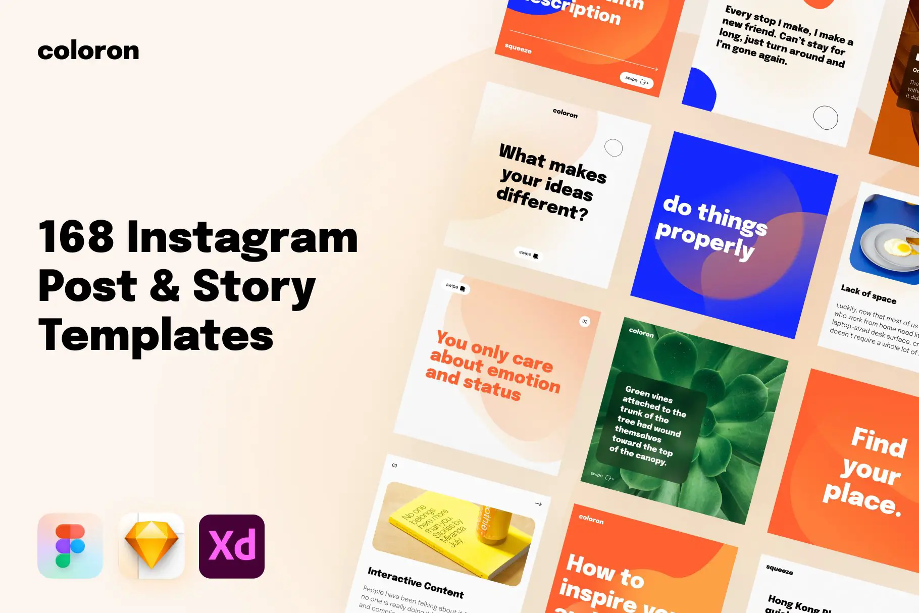 168 Template Instagram Kreatif -