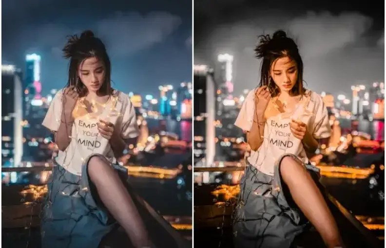 DNG ตั้งค่า Lightroom Night Tone ไว้ล่วงหน้า -