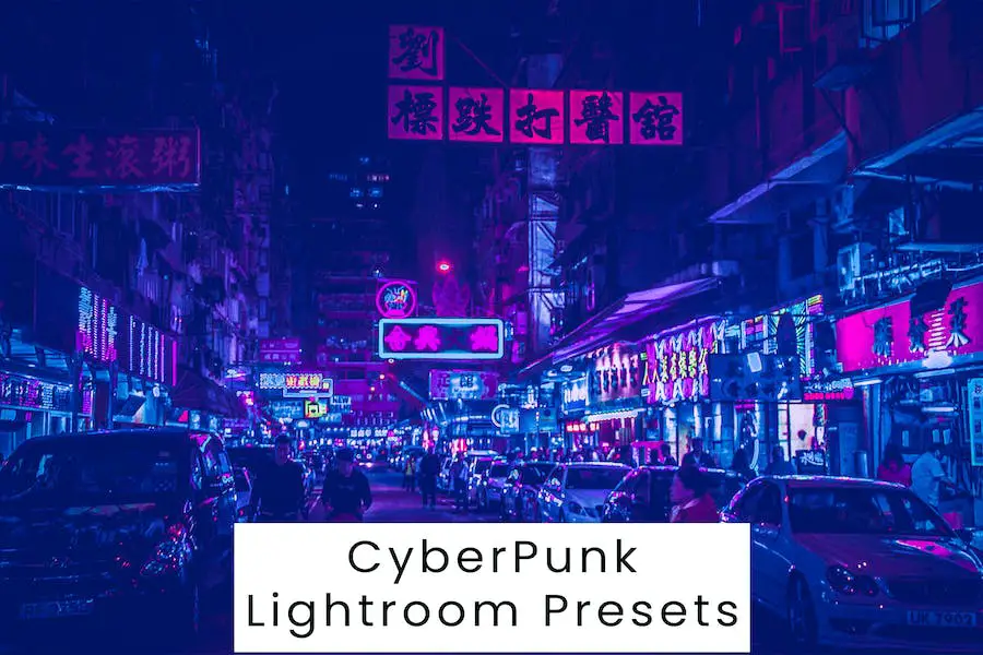 Predefinições do CyberPunk Lightroom -