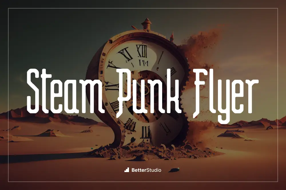 Flyer Steam Punk -