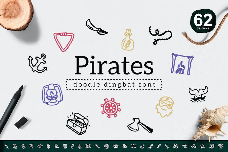 Pirati Dingbat -