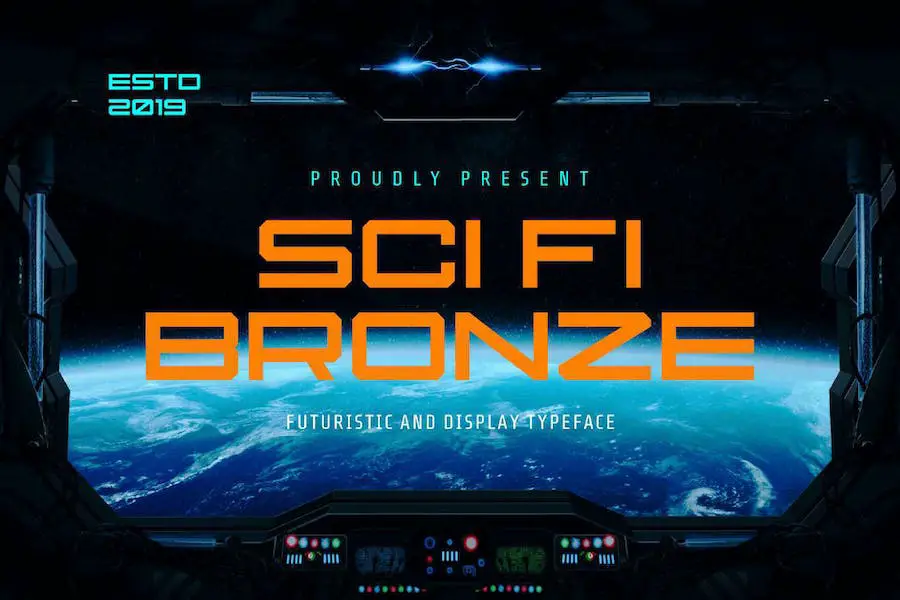 Brąz Sci Fi -