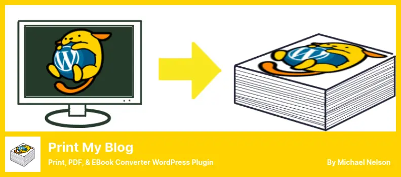 내 블로그 인쇄 플러그인 - 인쇄, PDF 및 전자책 변환기 WordPress 플러그인