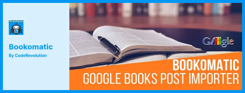 Complemento Bookomatic: complemento generador automático de publicaciones de Google Books