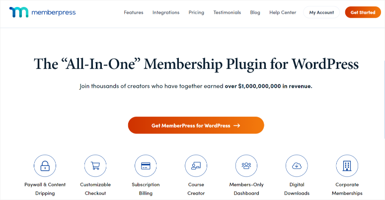 memberpress homepage