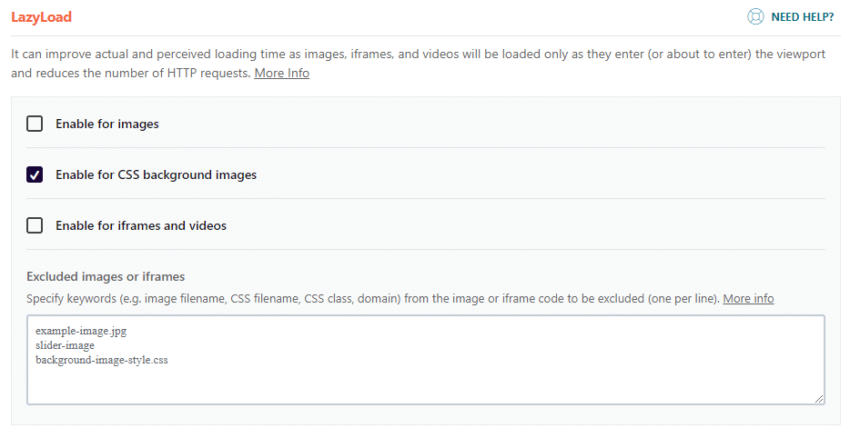 Funcția LazyLoading CSS imagini de fundal - WP Rocket 3.15