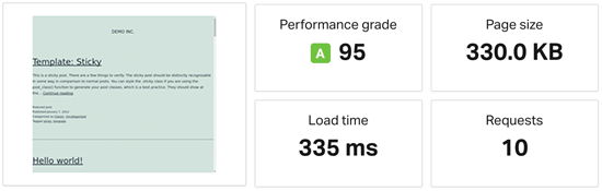 Dreamhost Website Speed Test