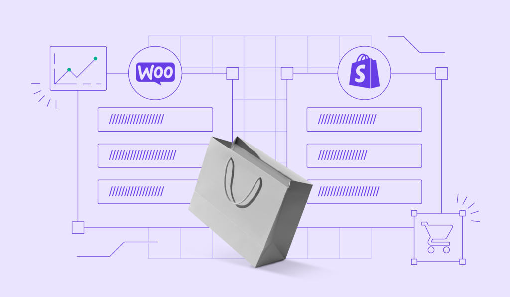 Koszt usługi Shopify vs WooCommerce