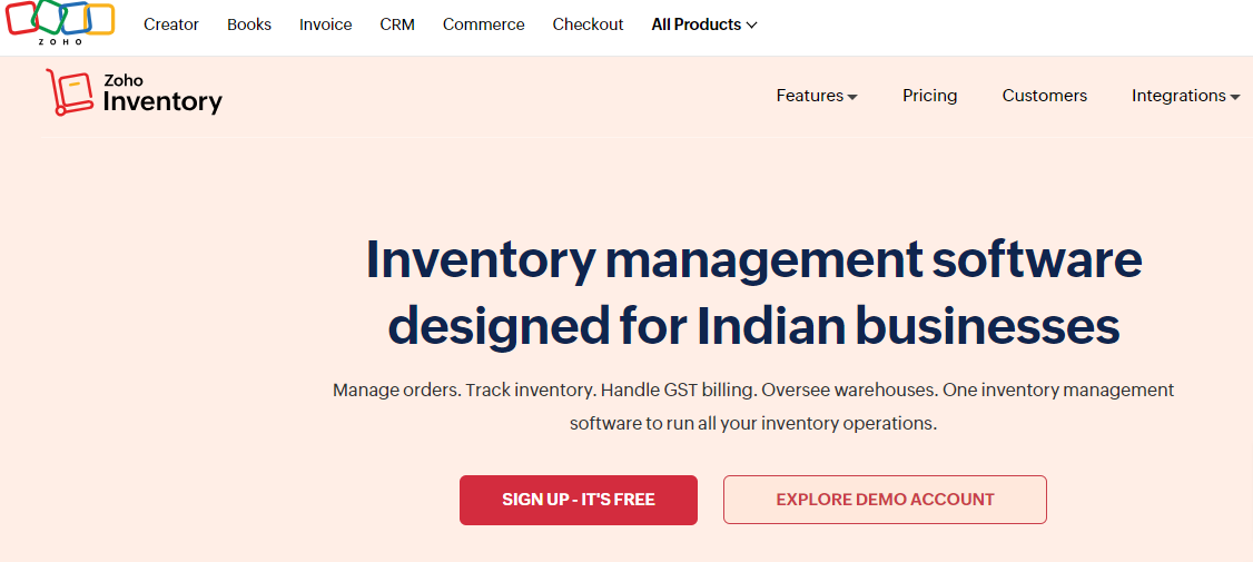 Zoho Inventory – alternatywy dla QuickBooks Commerce