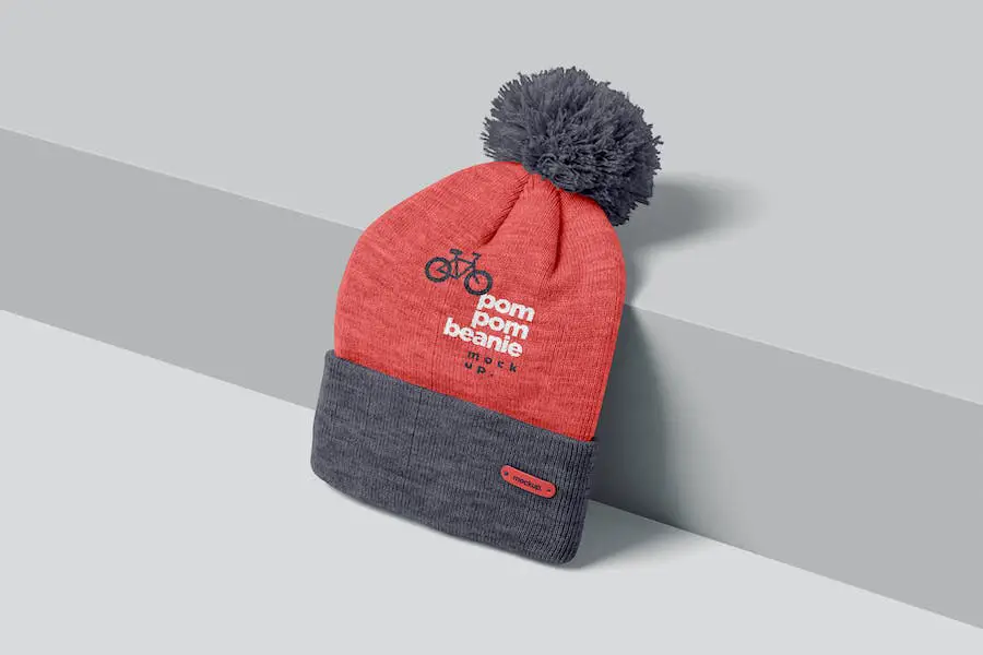 Pom-Pom-Beanie-Modelle –