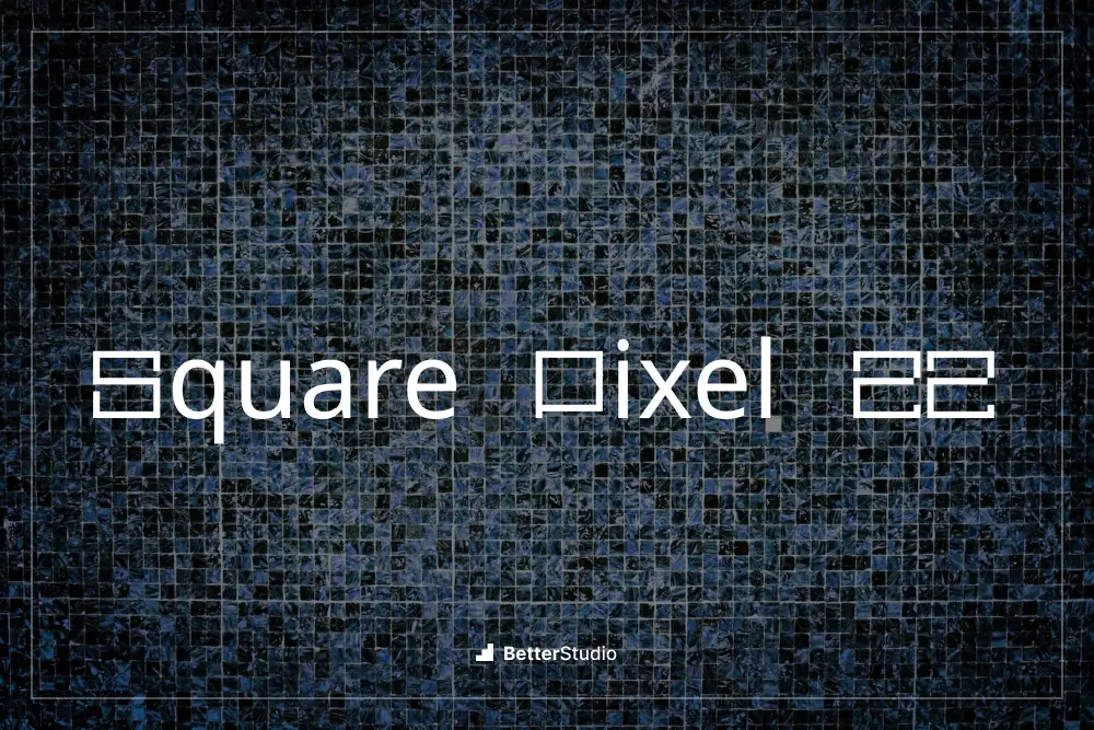 Quadratisches Pixel 22 -