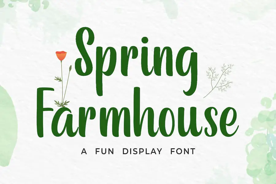 Ferme de printemps -