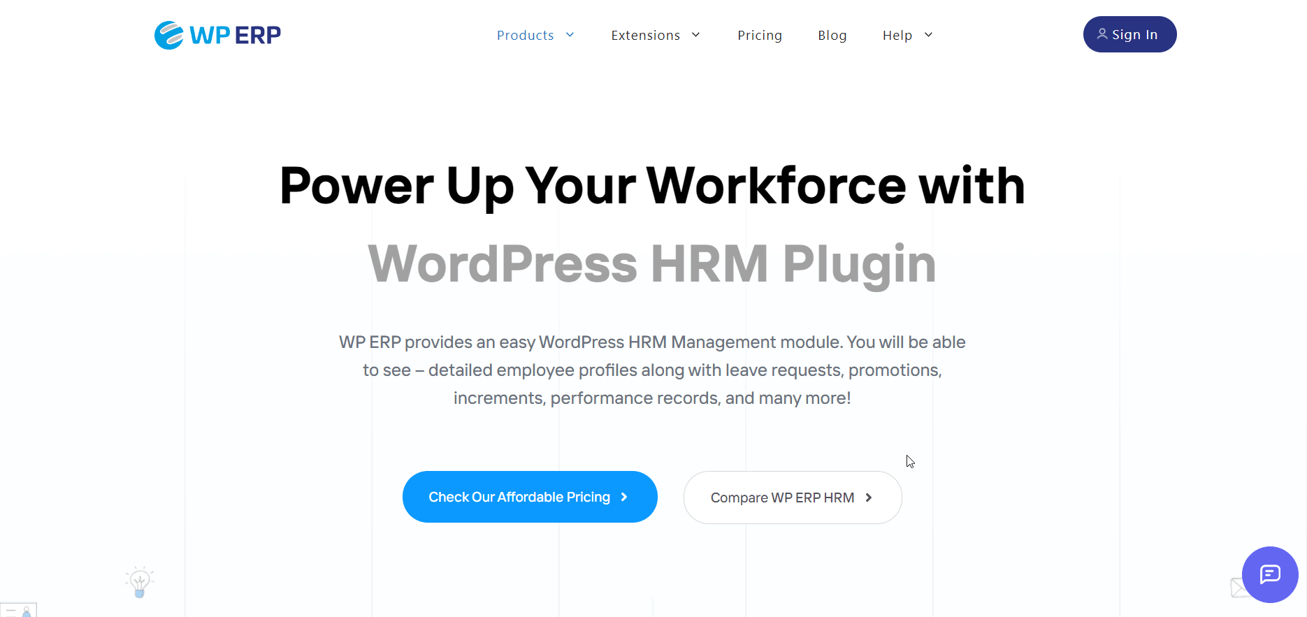 Plugins de gestion des employés WordPress – WP ERP