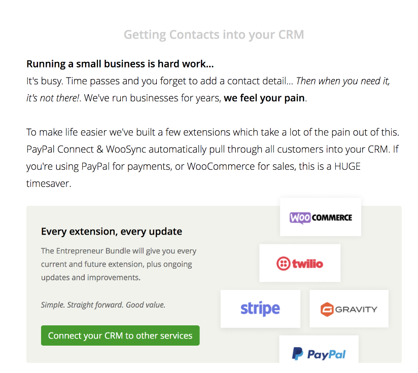 การนำเข้าผู้ติดต่อไปยัง Jetpack CRM