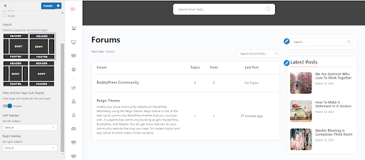 forum - Tema Reign per BBpress