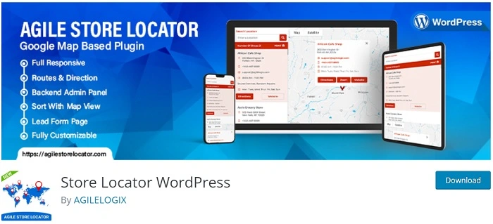 Localizator de magazine WordPress