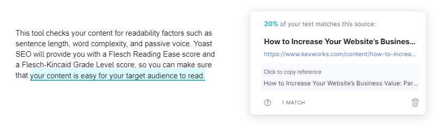 Verificator de plagiat gramatical