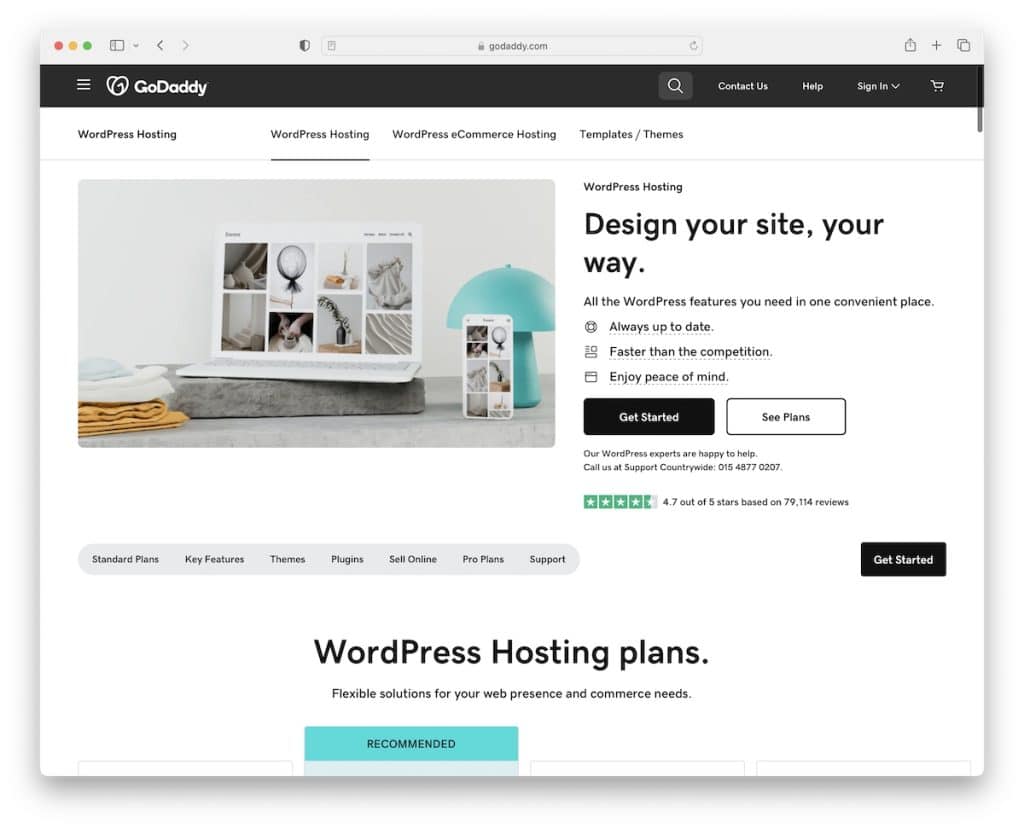 godaddy WordPress โฮสติ้งในประเทศมาเลเซีย