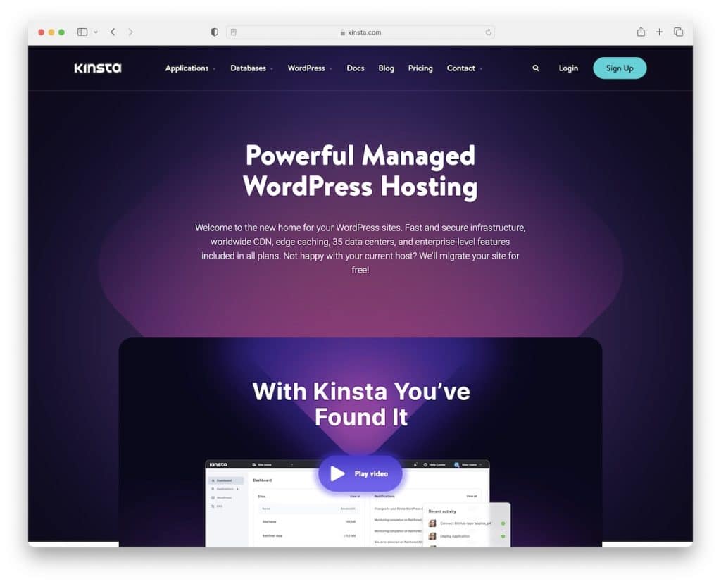 Kinsta WordPress-Hosting in Malaysia