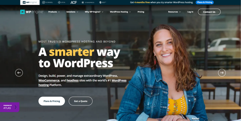 WP Engine WordPress-Hosting-Anbieter.