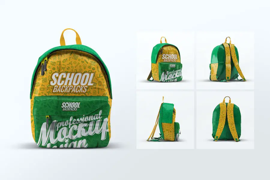 Mock-Up Ransel Sekolah -