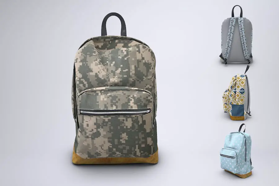 กระเป๋าเป้สะพายหลัง Rucksack Mock-Up -