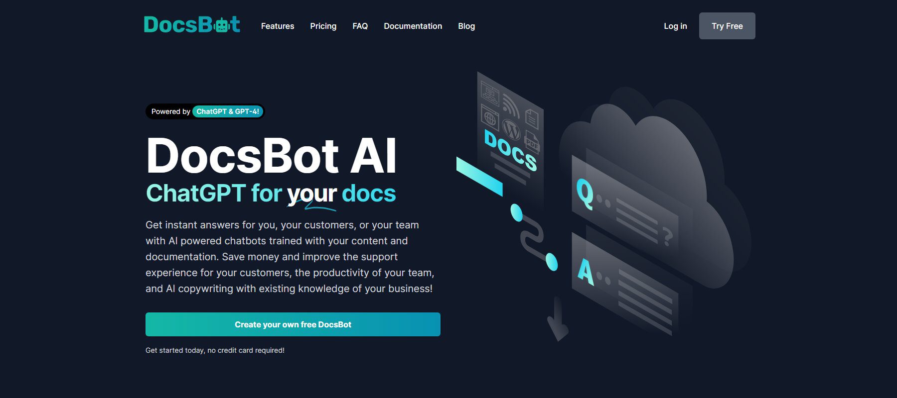 Docsbot - หน้าแรกเดือนสิงหาคม 2023