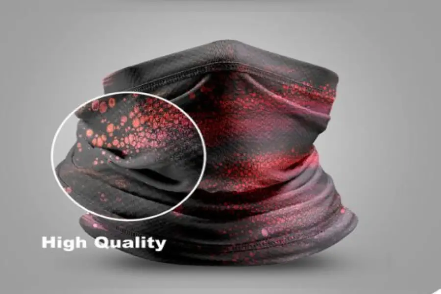 เทมเพลต PSD Mockup Neck Gaiter ฟรี -