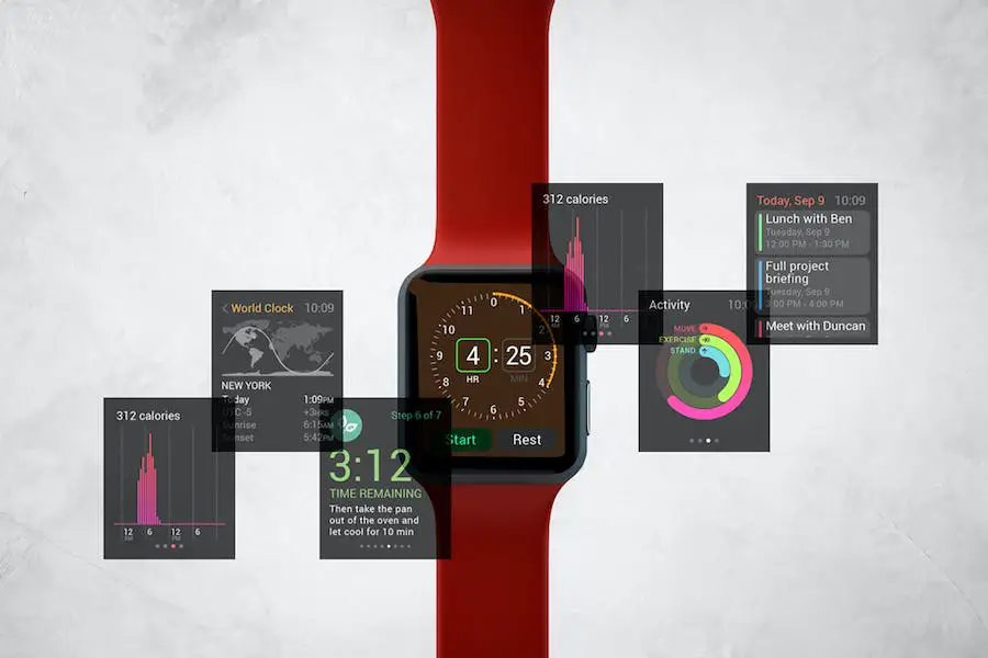 Мокап Apple Watch V.3 —